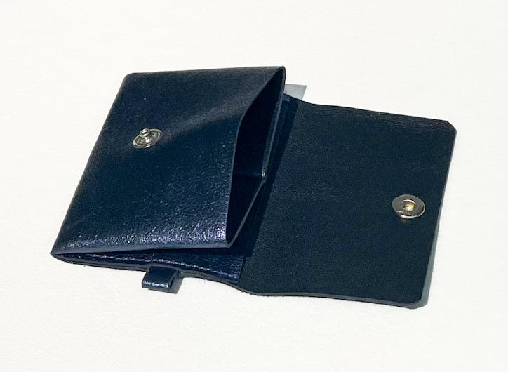 Little glitter blue pouch