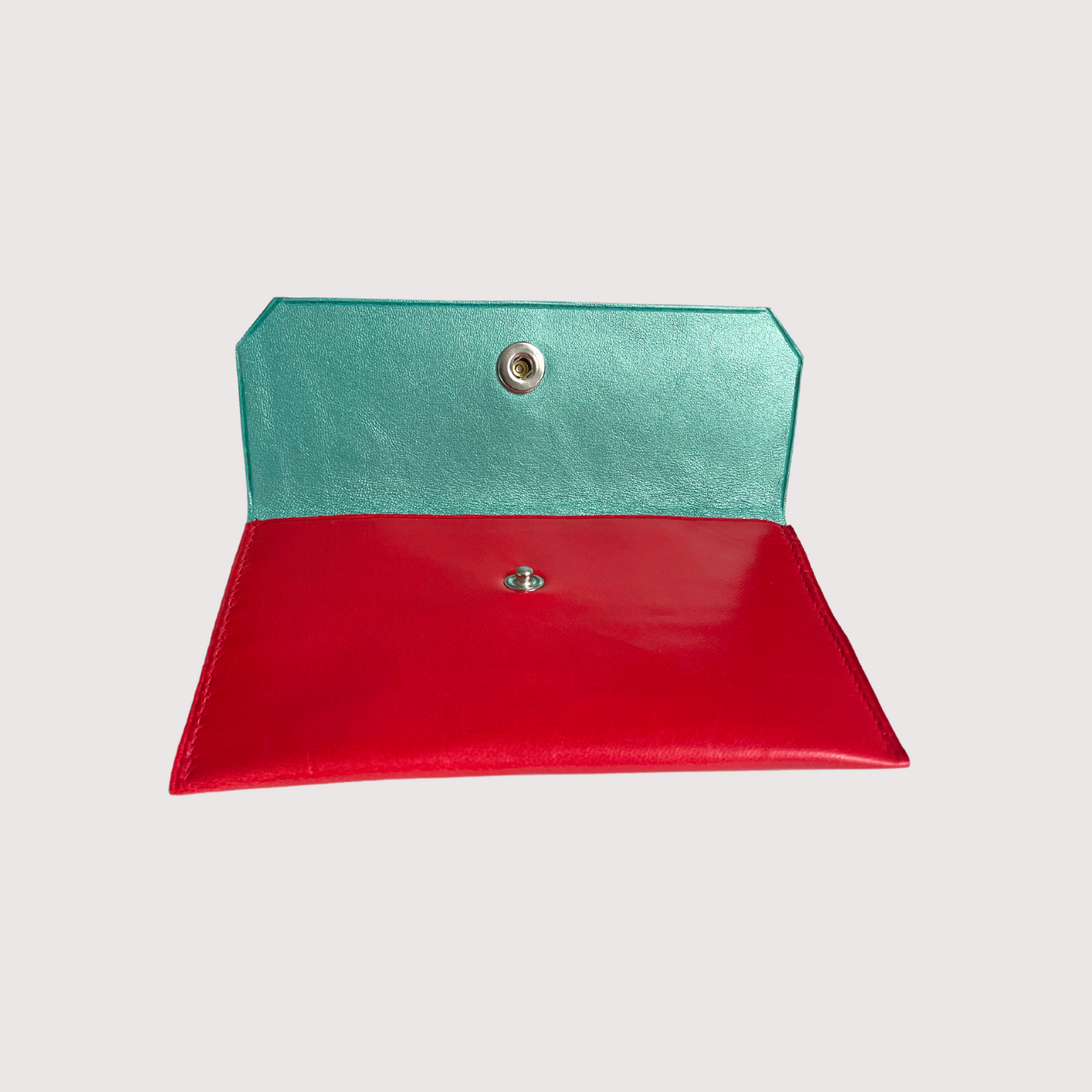 Bene reddish orange pouch