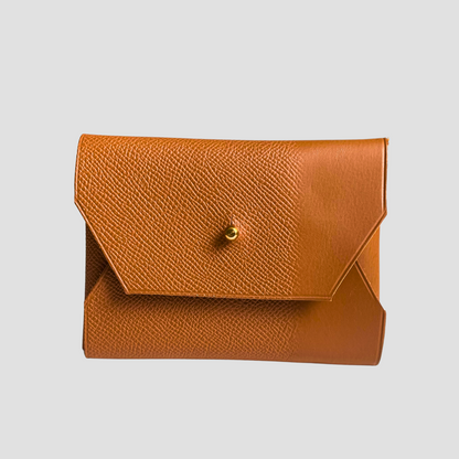 Caramel envelope pouch