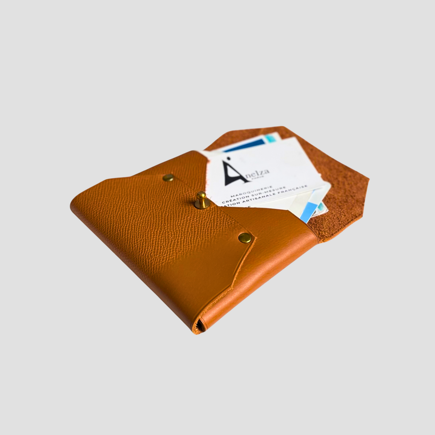 Caramel envelope pouch