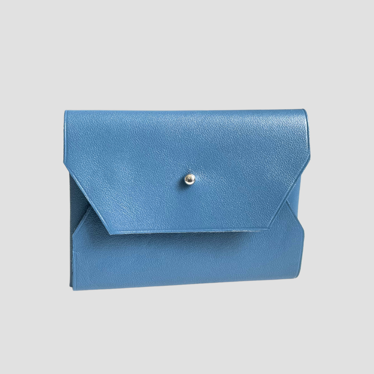 Petite pochette enveloppe bleu